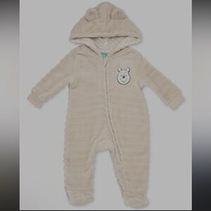 Winnie the Pooh Cozy Hooded Baby Onesie